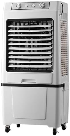 GENERIC Refroidisseur évaporatif Portable Oscillant à 120° Avec Réservoir De 40L, Ventilateur De Climatiseur à 3 Vitesses Pour Les Grandes Pièces, Usine, Utilisation En Plein Air, Refroidissement Industriel F