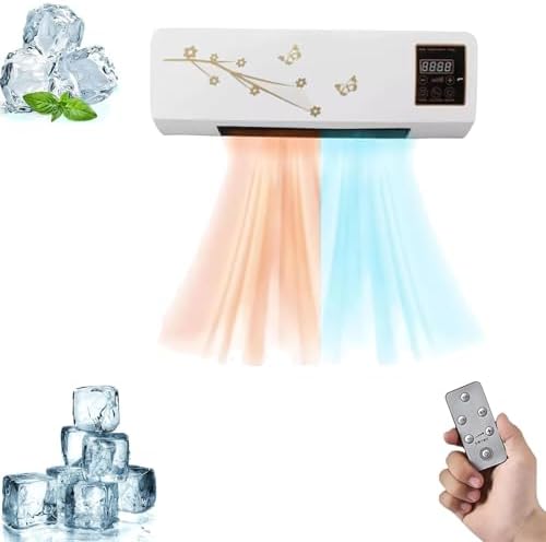 GENERIC Conditeur D'air Portable - Mini Mural, Super Silencieux Avec Refroidissement Rapide Et Chauffage, Conception Sans Conduit Pour Une Utilisation En Chambre