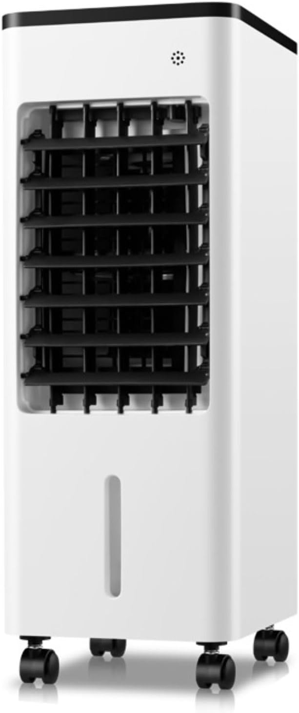 Climatiseur Portable 3 En 1 Sur Roulettes Avec Ventilateur Et Humidificateur, Minuterie 8 H, 3 Vitesses, Oscillation à 90°, Rafraîchisseur D'air Par évaporation Pour La Maison, Le Bureau Ou La Chamb