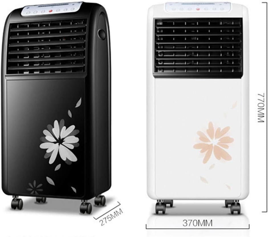 Climatiseur Air Portable Cooler Climatisation Mobile Silencieux Ventilateur Refroidisseur D'air Avec Humidificateur (Noir)
