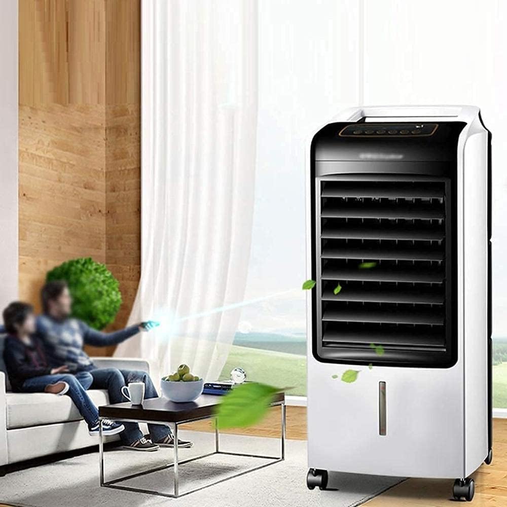 GENERIC Climatiseur Pour La Maison, Ventilateur Portable 3 Vitesses De Ventilateur Super Silencieux, Ventilateur De Refroidissement Mobile/humidificateur/purificateur D'air Pour La Maison, Le Bureau, La Cham