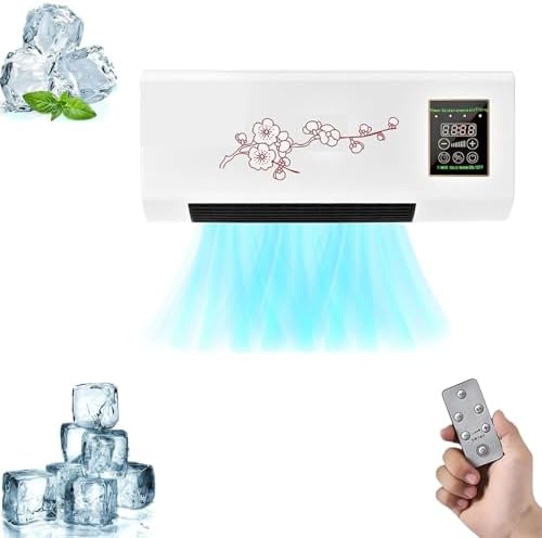 GENERIC Conditeur D'air Portable - Mini Mural, Super Silencieux Avec Refroidissement Rapide Et Chauffage, Conception Sans Conduit Pour Une Utilisation En Chambre