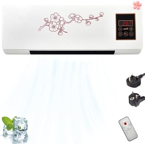  Climatisation Murale Portable, Refroidissement Et Chauffage Silencieux Et Rapide, Aucune Installation Requise, Conception Split-Max