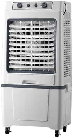 GENERIC Refroidisseur évaporatif Portable Oscillant à 120° Avec Réservoir De 40L, Ventilateur De Climatiseur à 3 Vitesses Pour Les Grandes Pièces, Usine, Utilisation En Plein Air, Refroidissement Industriel F