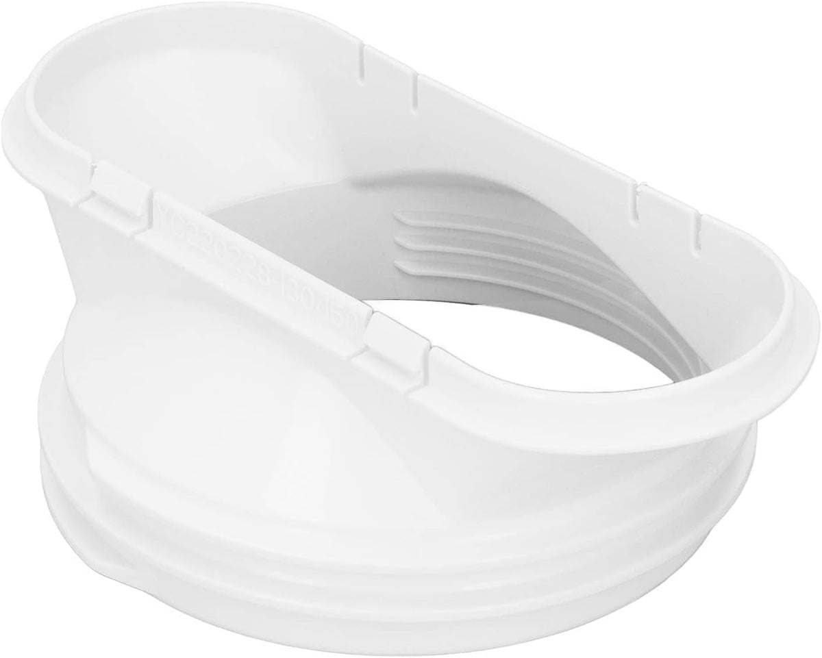  Interface De Tuyau De Conduit D'échappement De Climatiseur Adaptateur, 150mm/5.9in 130mm/5in Connecteur De Buse Plate Interface De Connecteur De Tuyau De Fenêtre D'échappement Coupleur De Climatiseur