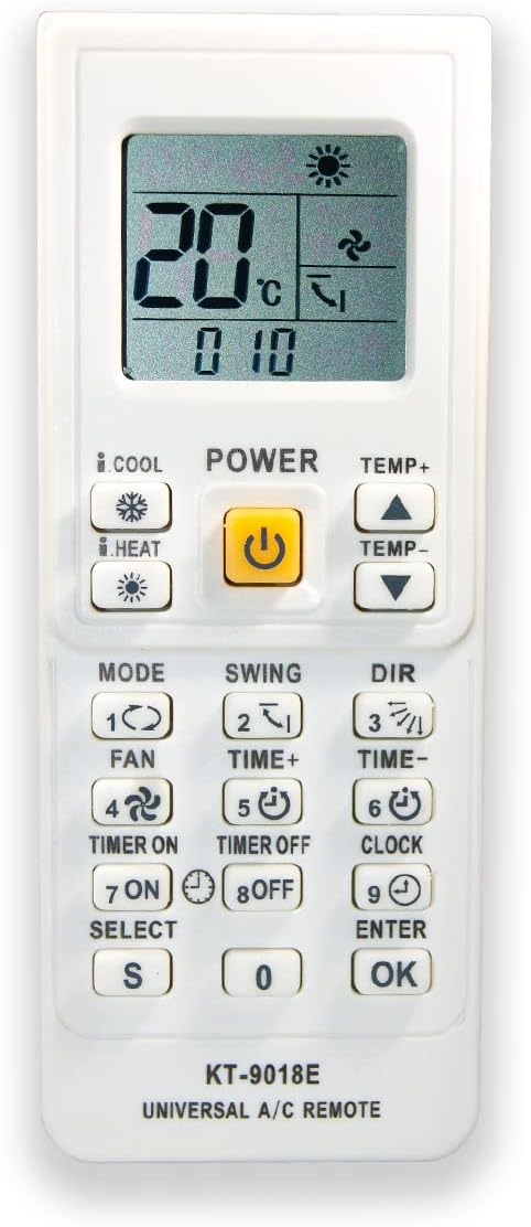  GOLDMAN SERVICE | Télécommande Pour Climatiseur Inverter Pour Pompe à Chaleur Et Froid