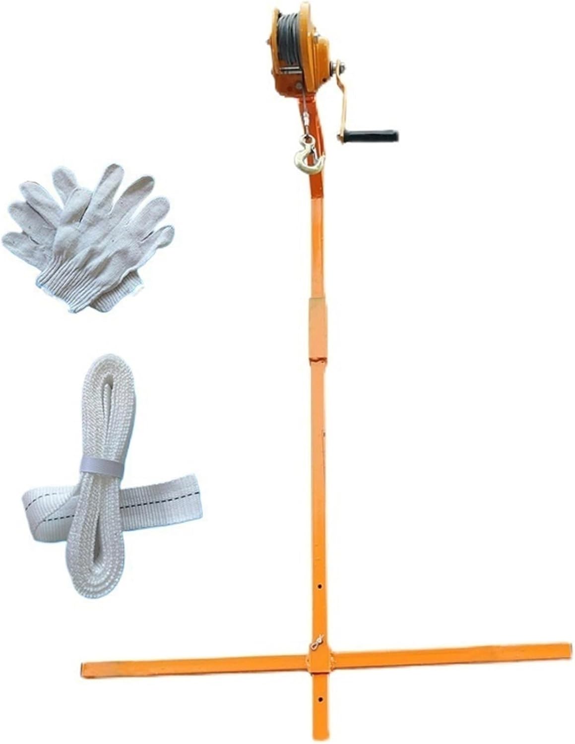  Kit D'outils De Levage De Climatiseur Robuste - Treuil Manuel Et Support D'une Capacité De 300 Kg, équipement D'installation Essentiel Pour Les Professionnels Du CVC, Tre