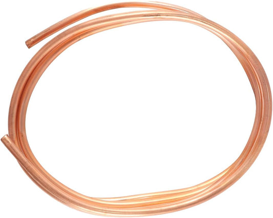  Tube En Cuivre Pour Climatiseur Et Réfrigérateur, Diamètre Extérieur 6 Mm, épaisseur De Paroi 0,5 Mm, Longueur 2 Mètres, Pour Applications De Refroidissement.