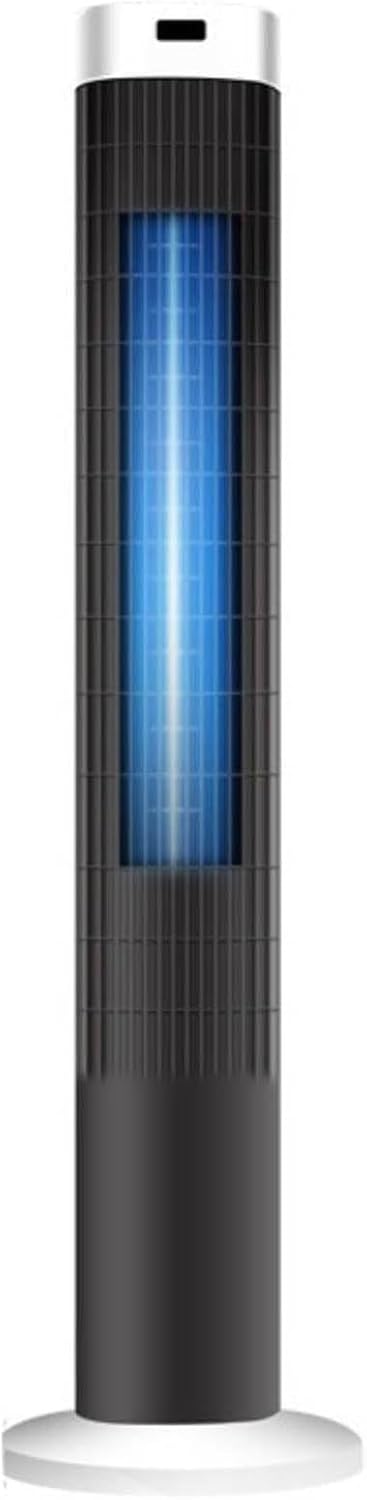  Climatiseur Portable Silencieux Ventilateur D'air Froid Qui Souffle De L'Air Froid Avec 3 Vitesses Et 3 Modes, Ventilateur Tour Sans Lames Oscillant à 80° Pour Chambre, Bureau à Domicile