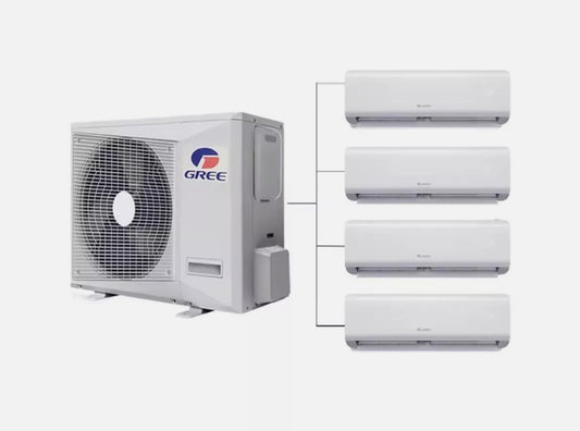 GENERIC 36000BTU Ductless Multi 9K + 12K + 18K Zones Mini Split Climatiseur Et Chauffage