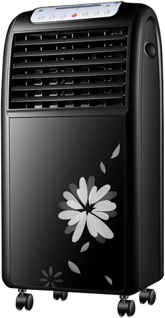  Climatiseur Air Portable Cooler Climatisation Mobile Silencieux Ventilateur Refroidisseur D'air Avec Humidificateur (Noir)