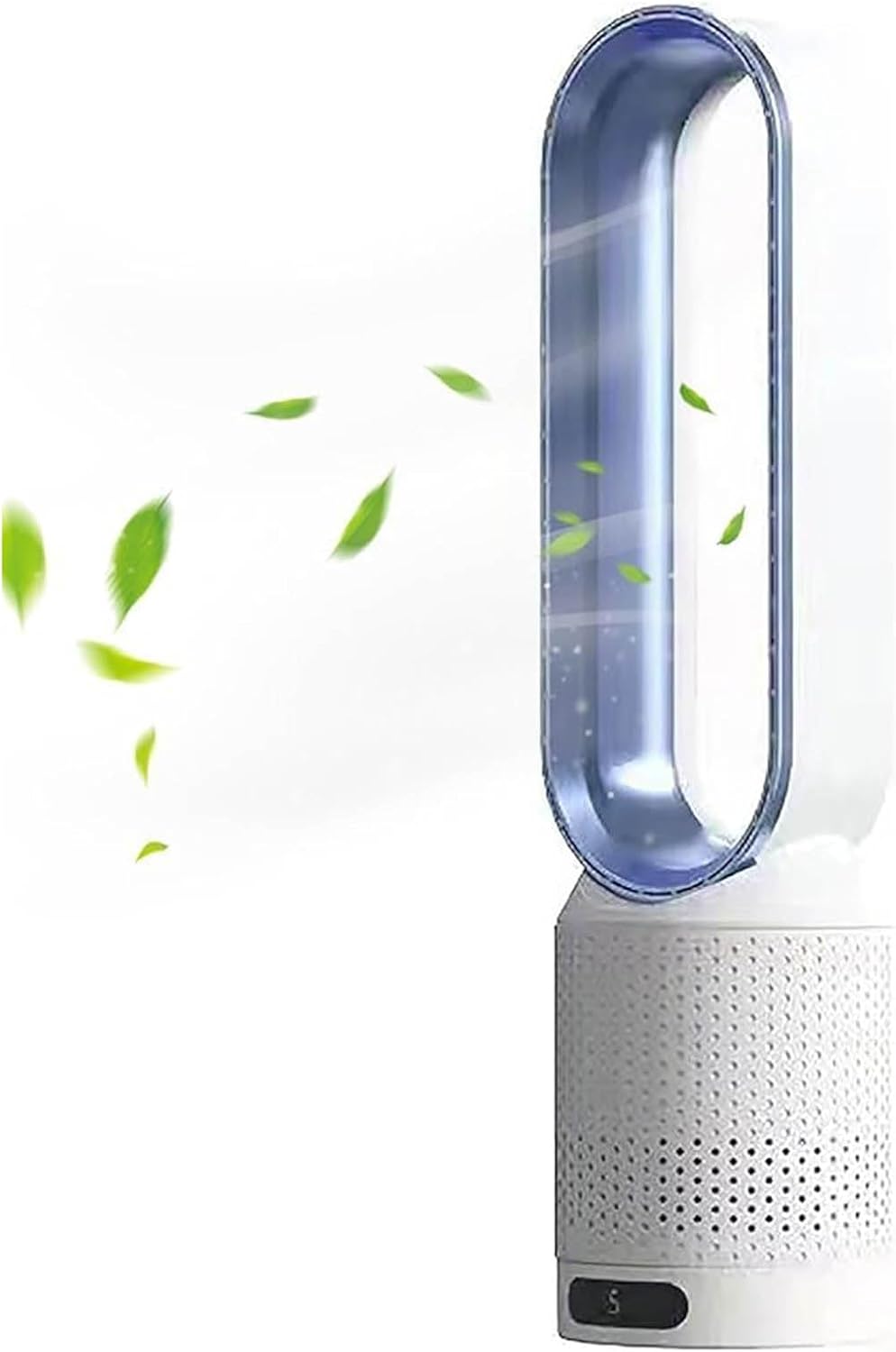 GENERIC Ventilateur Tour 3 En 1, Ventilateur De Refroidissement Sans Pales De 58,4 Cm Avec Télécommande, Ventilateur De Bureau Oscillant à 90°, Minuterie 2H, Circulation D'air Silencieuse Pour Chambre à