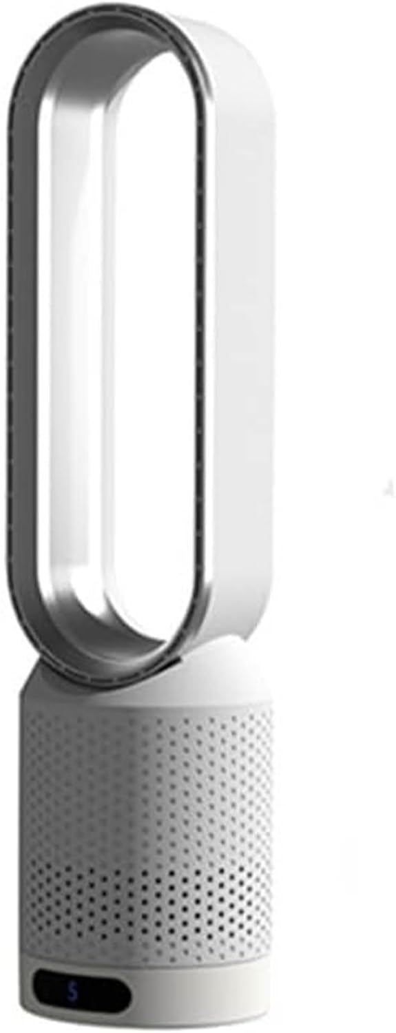 GENERIC Ventilateur Tour 3 En 1, Ventilateur De Refroidissement Sans Pales De 58,4 Cm Avec Télécommande, Ventilateur De Bureau Oscillant à 90°, Minuterie 2H, Circulation D'air Silencieuse Pour Chambre à