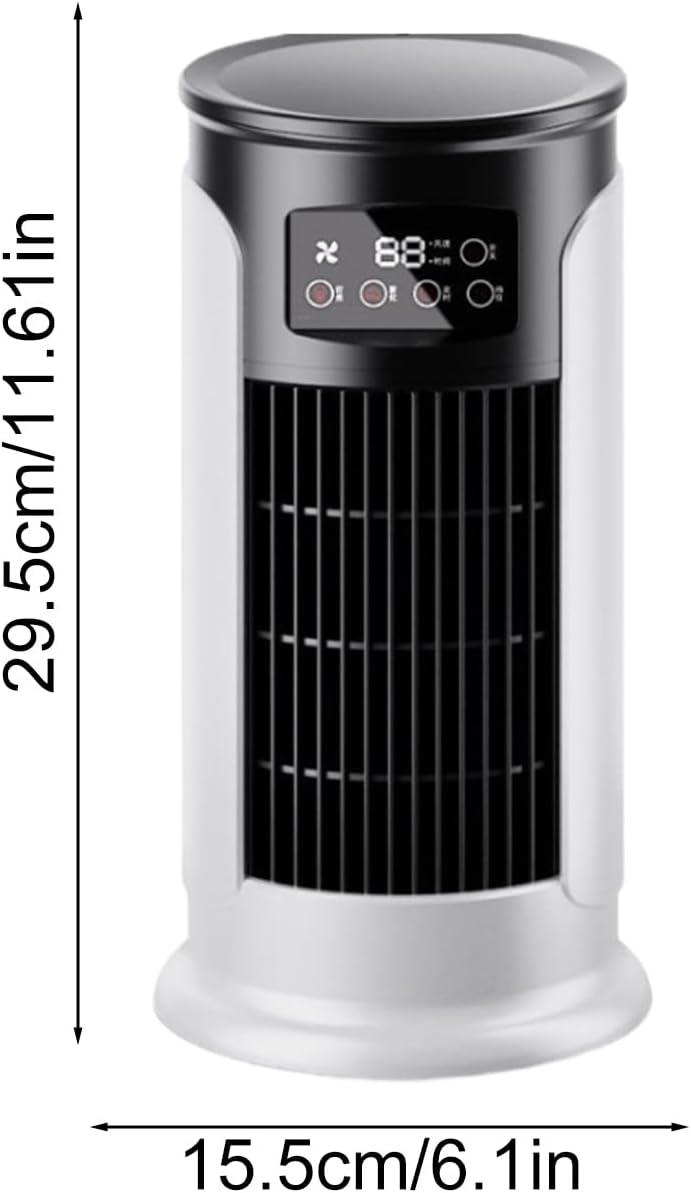  Ventilateur Climatiseur | Ventilateur Personnel Portable Rafraîchisseur D'Air | Vitesses Réglables - Réservoir 300ml - Silencieux Pour Bureau, Domicile Et Voyage