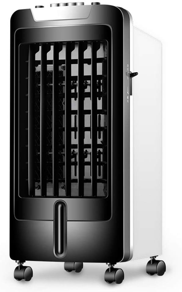  Climatiseur Portable Refroidisseur D'air Silencieux Mobile Mini Air Refroidisseur Humidificateur 3 Vitesses Ventilateur De Climatisation Chambre (Refroidisseur D'air)