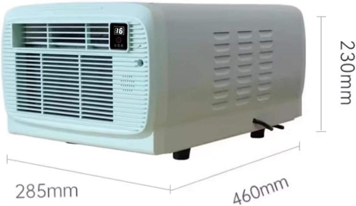  COYEUX Climatiseur Portable 280 W, Climatiseur De Refroidissement Pour Voiture, Avec Panneau De Commande, Kit De Tuyau D'échappement, Pour Chambre De Camping-Car, Camping Et Tente
