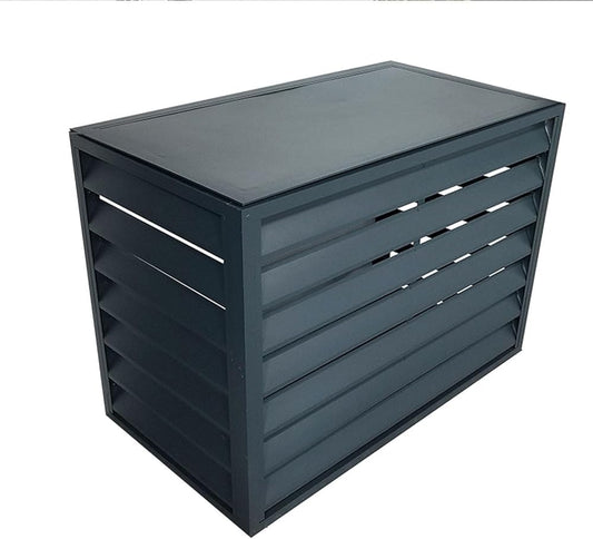 GENERIC Housse De Protection Pour Climatiseur D'extérieur En Aluminium Pour Réduction Du Bruit Et Protection Contre Les Intempéries Pour Pompe à Chaleur Et Support De Plantes – Protection Toutes Saisons