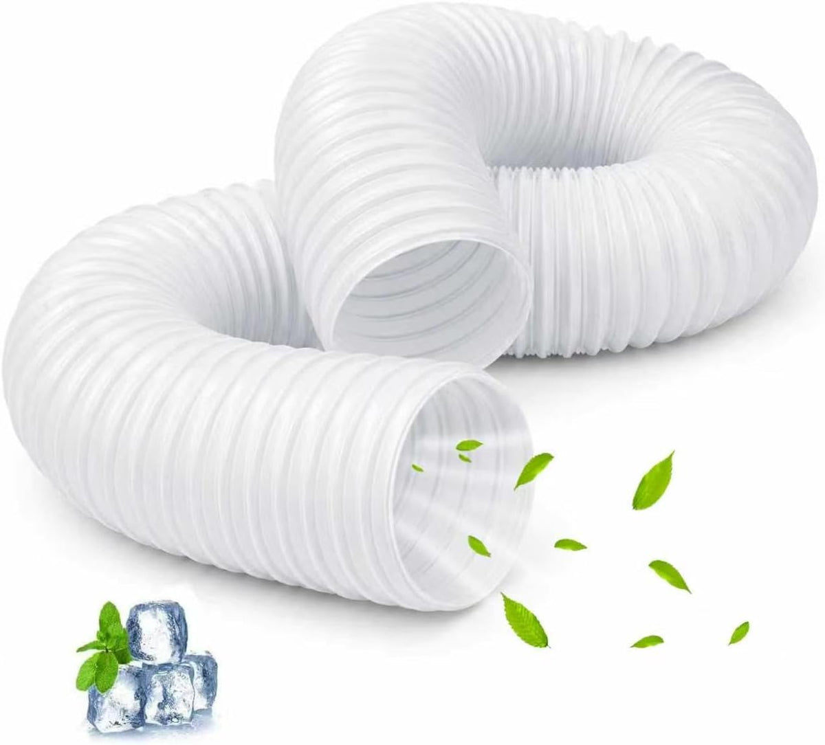  Adaptateur De Tuyau D'échappement Climatiseur Ø130mm,Climatiseur Adaptateur De Tuyau De Fenêtre,Pour Climatisation,Déshumidificateur,Sèche Linge