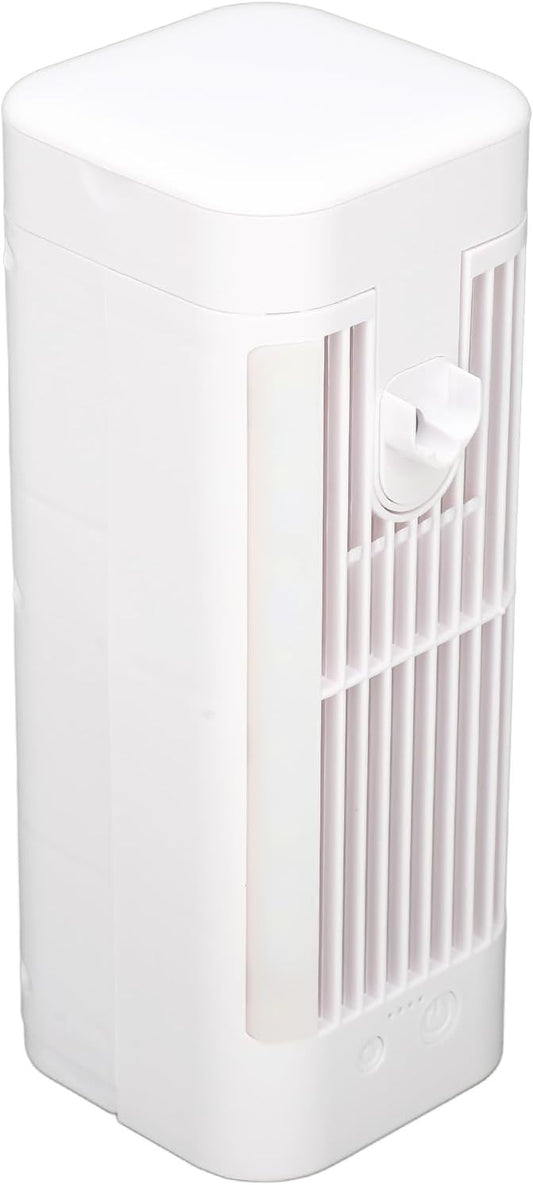  Zerodis Ventilateur De Climatiseur Portable, Refroidisseur D'Air Par évaporation Personnel USB Avec Veilleuse à 3 Vitesses, Réservoir D'eau De 120 Ml, Batterie De 3600 MAh, Pour La