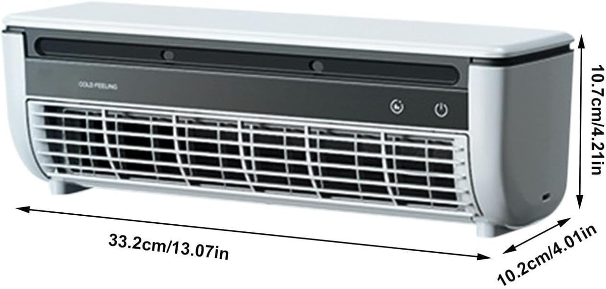 GENERIC Refroidisseur D'air De Brumisation Mural (6000mAh Alimenté Par Batterie) Avec Télécommande Et Ventilateur De Refroidissement Rapide; Adapté Aux Bureaux, Aux Dortoirs Et Aux VR; Dispose D'un Fonctionne