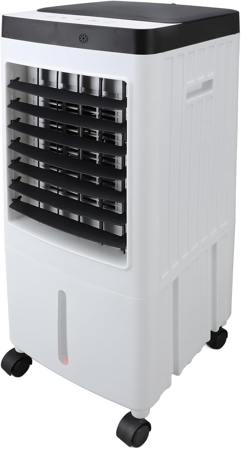  Generic Ventilateur Refroidisseur Par évaporation, Climatiseurs Portables Avec 3 Vitesses De Vent Et Télécommande Pour La Maison (1)