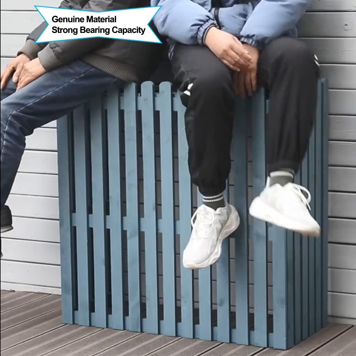  Brise-Vue Extérieur Pour Climatiseur, Grille De Protection Pour Climatiseurs Et Pompes à Chaleur, étagère De Jardin, Rangement De Plantes, Protection Environnementale, 9 Couleurs