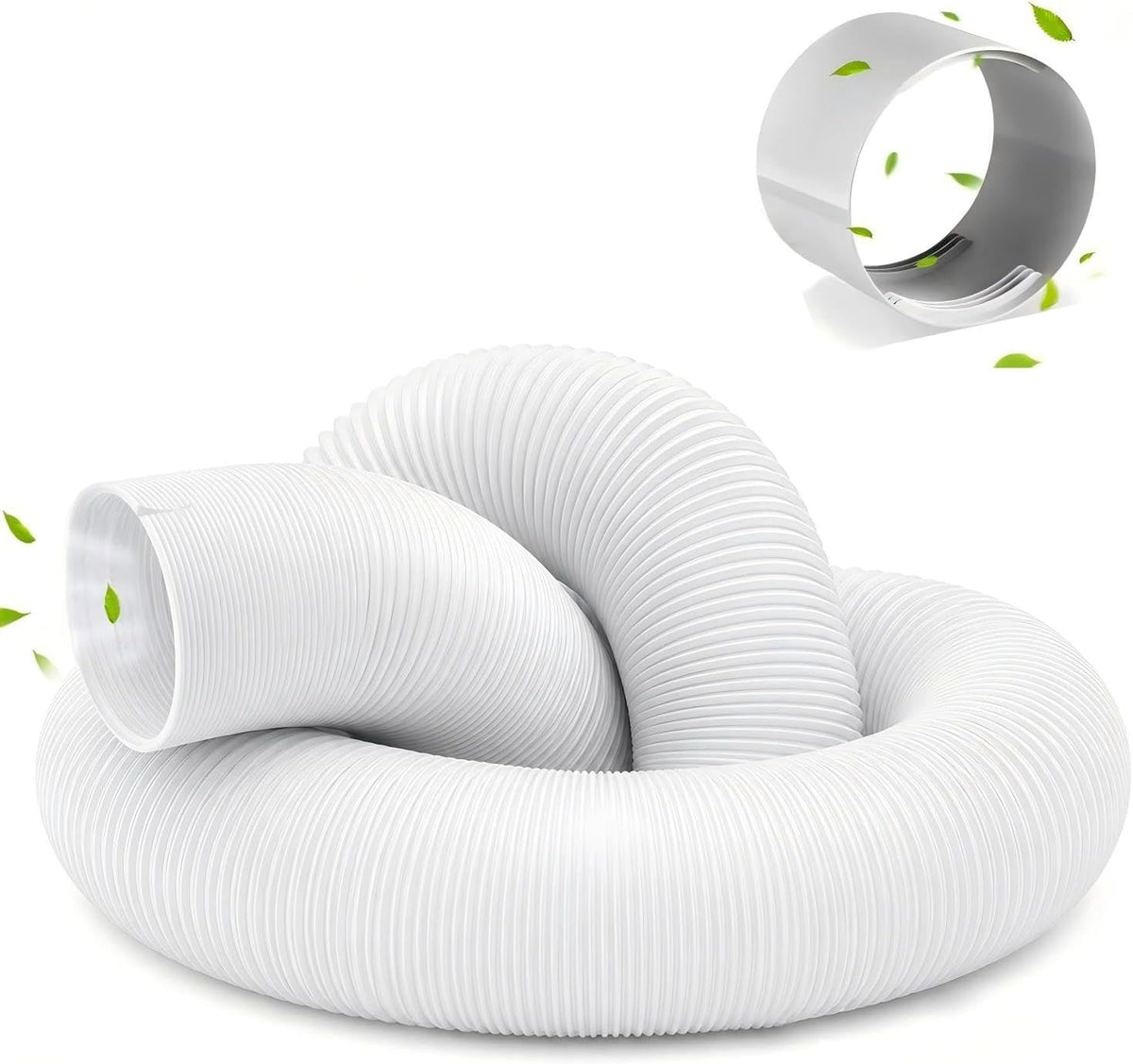  Adaptateur De Tuyau D'échappement Climatiseur Ø130mm,Climatiseur Adaptateur De Tuyau De Fenêtre,Pour Climatisation,Déshumidificateur,Sèche Linge