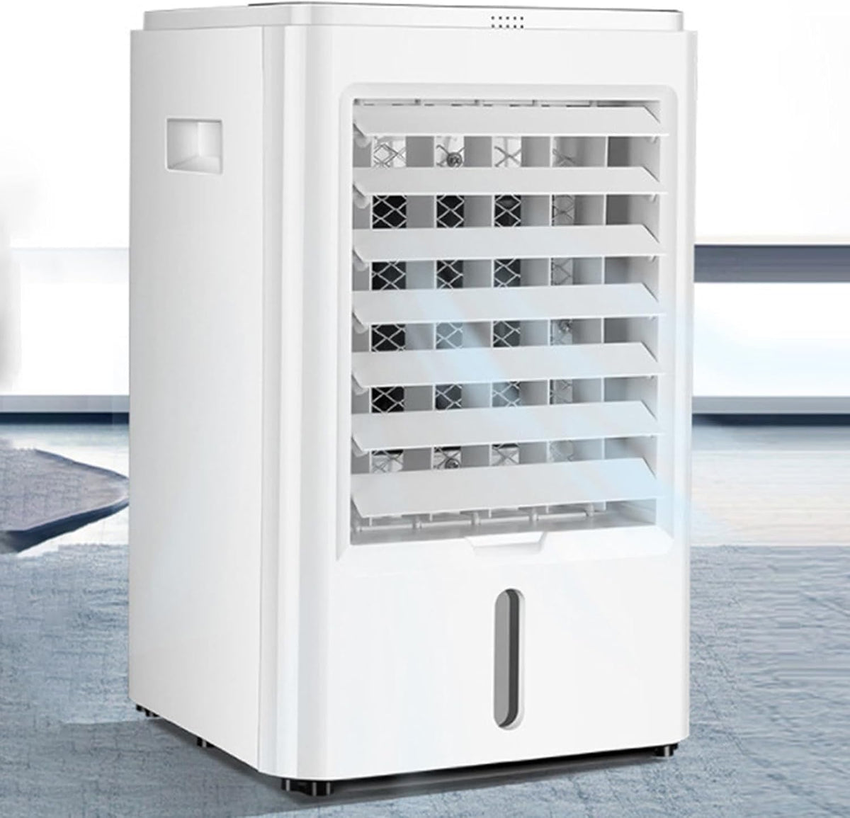  Climatiseur Mobile, 4l Climatiseur Portable Silencieux Refroidisseur D'air Ventilateur Avec Télécommande, 3 Vitesses & 3 Modes, Minuterie De 1H/2H/4H, Idéal Pour Maison/Bureau,12V