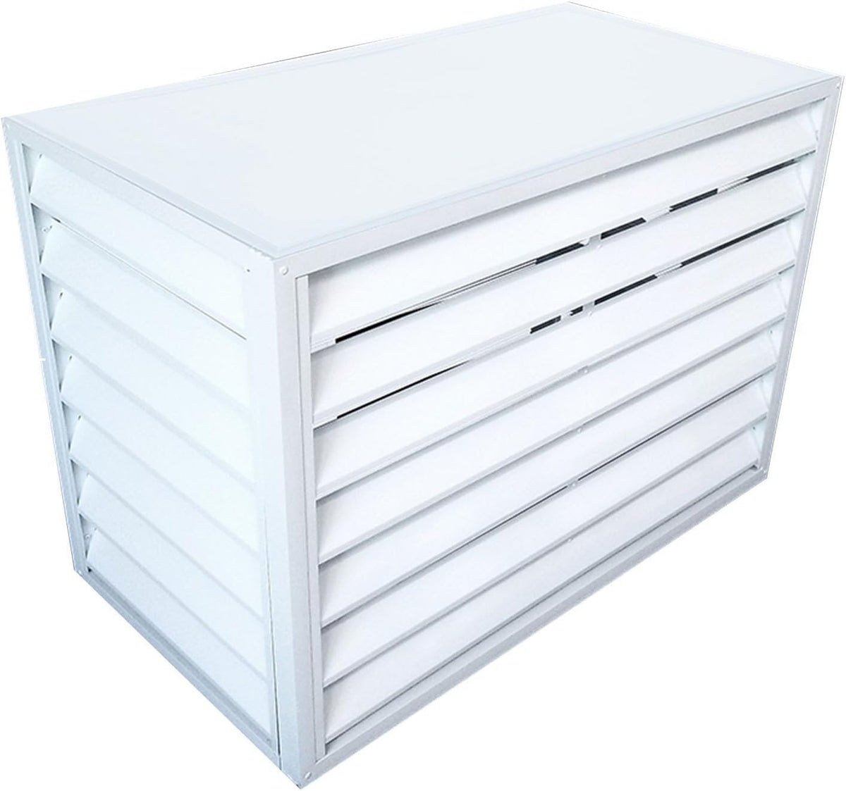 GENERIC Housse De Grille De Persienne D'extérieur - Résistant Aux Intempéries - Réduction Du Bruit Pour Climatiseurs Extérieurs - Protection Décorative Contre La Poussière - Convient Aux Unités Standard