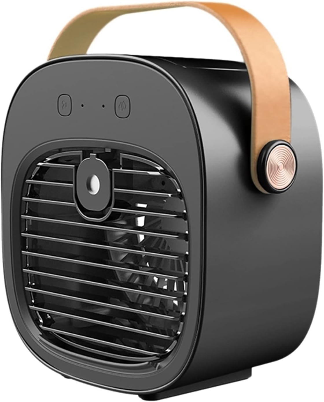  DieffematicKTY Climatiseur Mobile Portable Mini Air Conditioner Desk Fan Cooler Humidifier Purifier Air Conditioner (Color : Black)