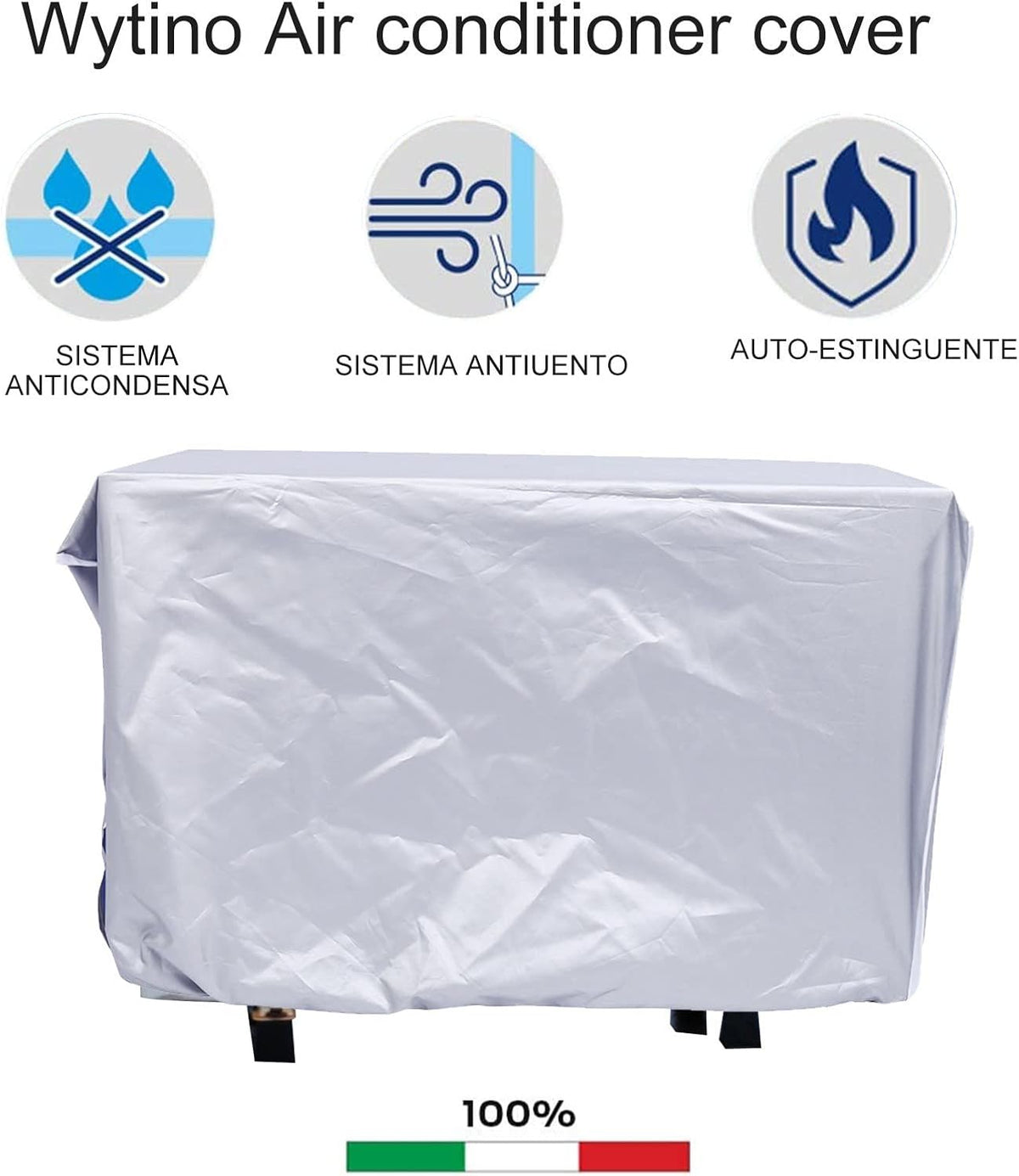  Housse Climatiseur Exterieur Couvercle Anti-poussière Pour Climatiseur Extérieure Extérieur Housse Climatisation Imperméable Couverture Extérieure De Climatiseur Pratique Pour