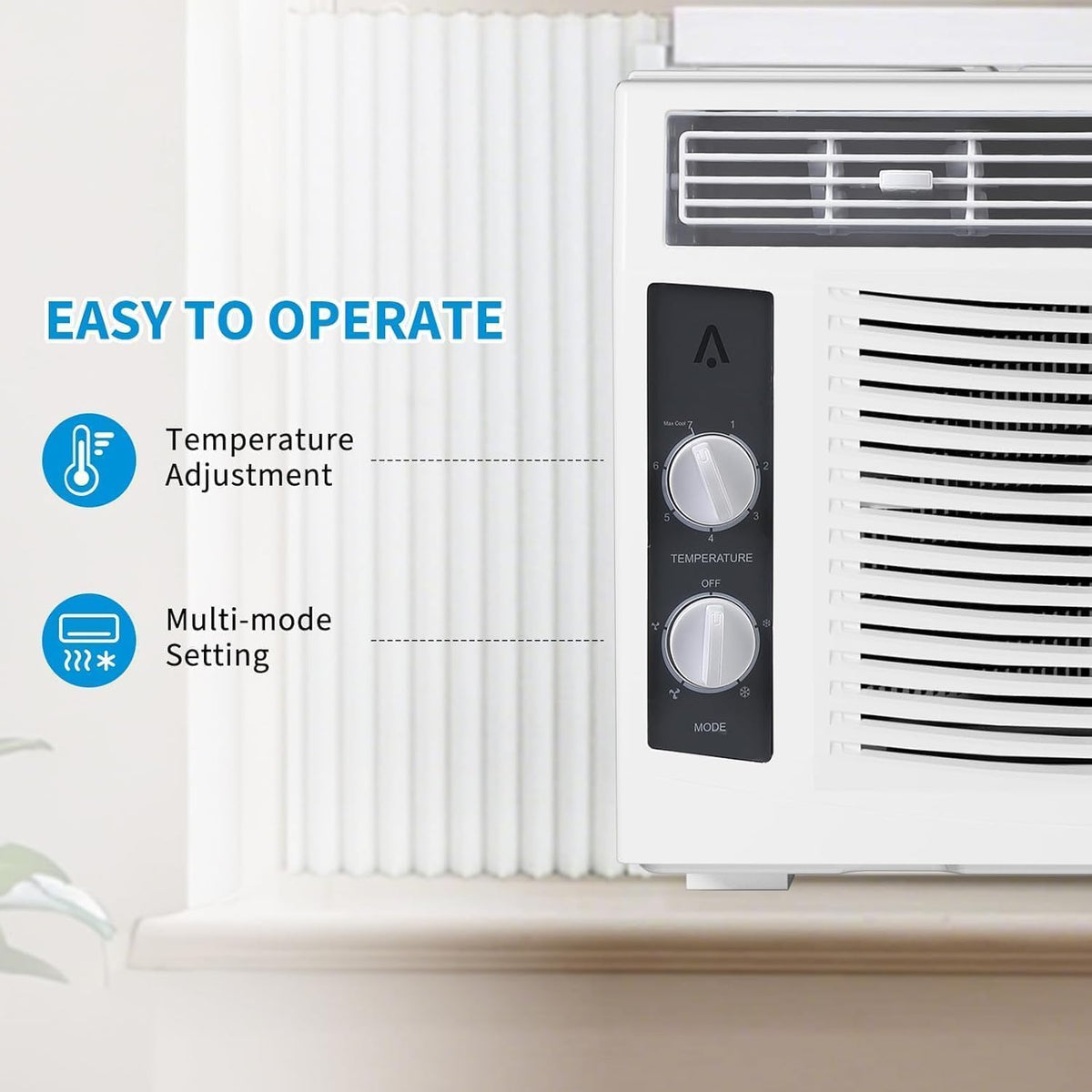 GENERIC Climatiseur Portable, Déshumidificateur à Refroidissement Rapide Pour Chambre Et Cuisine, Moustiquaire Incluse, Idéal Pour Les Résidences étudiantes, Les Airconditioning+1.2mtent
