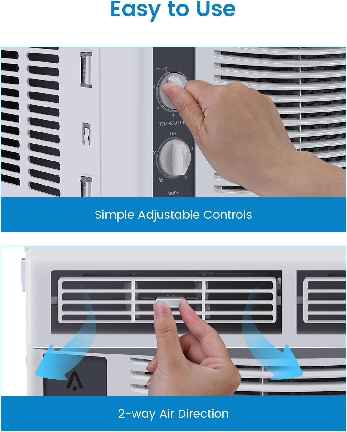 GENERIC Climatiseur Portable, Déshumidificateur à Refroidissement Rapide Pour Chambre Et Cuisine, Moustiquaire Incluse, Idéal Pour Les Résidences étudiantes, Les Airconditioning+1.2mtent
