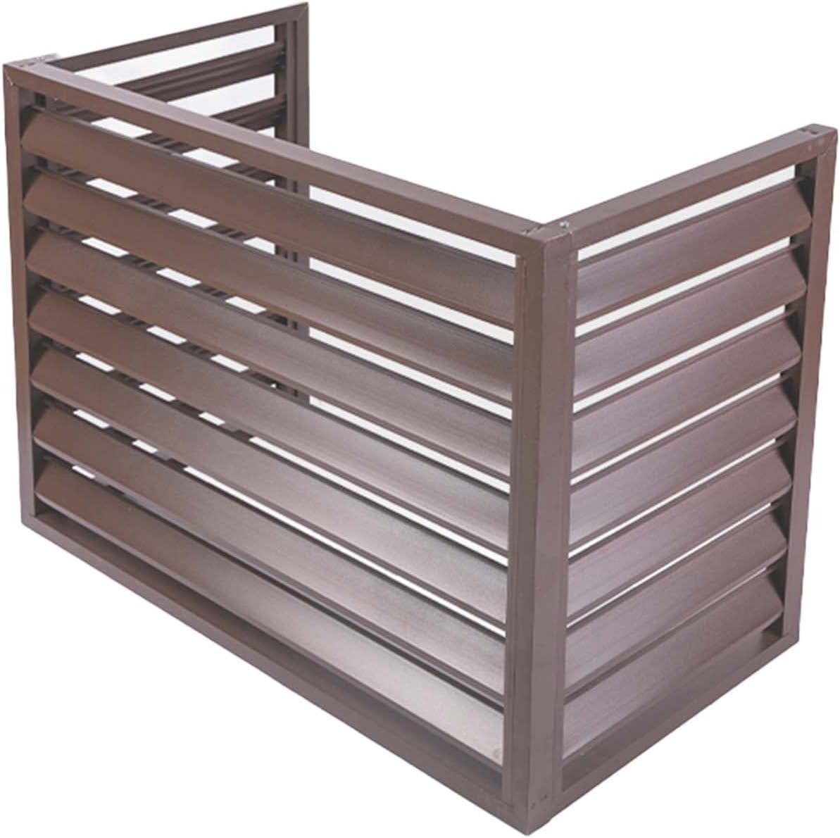  Housse De Climatiseur En Aluminium Toutes Saisons - Décoration Extérieure Pour Climatiseurs Et Poubelles - Protection Autonome Pour équipements Extérieurs