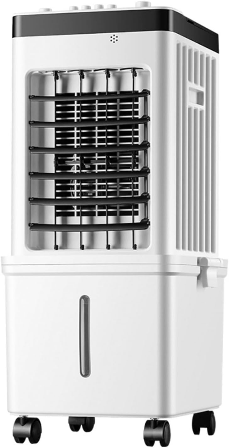 GENERIC Refroidisseur D'air Portable à évaporation Avec Oscillation à 90°, 4 Blocs De Glace, Télécommande, 3 Modes, 3 Vitesses Et Minuterie De 7,5 H Pour La Maison Et Le Bureau