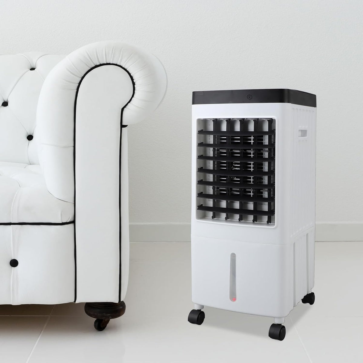  Generic Ventilateur Refroidisseur Par évaporation, Climatiseurs Portables Avec 3 Vitesses De Vent Et Télécommande Pour La Maison (1)