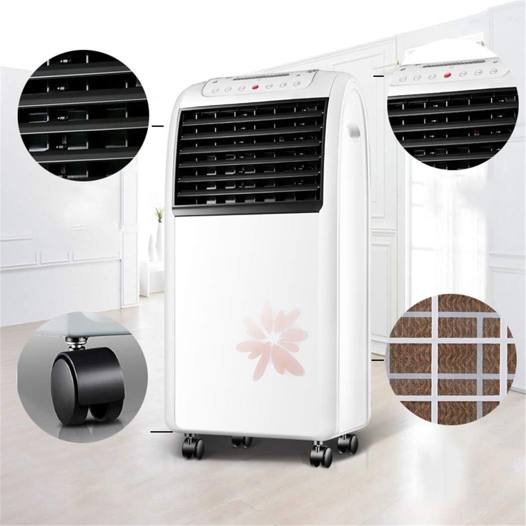  Climatiseur Air Portable Cooler Climatisation Mobile Silencieux Ventilateur Refroidisseur D'air Avec Humidificateur (Blanc)