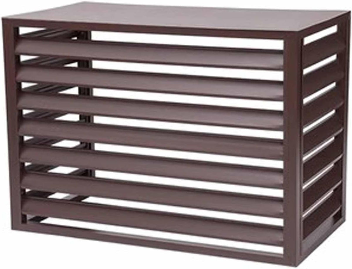  Housse De Protection En Aluminium Pour Climatiseur Extérieur, Housse Imperméable 110 X 60 X 80 Cm, Résistante Aux Intempéries, Protection UV, Convient Aux Unités AC Divisées, Couleur A