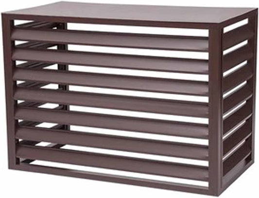  Housse De Protection En Aluminium Pour Climatiseur Extérieur, Housse Imperméable 110 X 60 X 80 Cm, Résistante Aux Intempéries, Protection UV, Convient Aux Unités AC Divisées, Couleur A