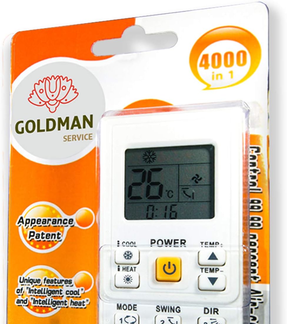  GOLDMAN SERVICE | Télécommande Pour Climatiseur Inverter Pour Pompe à Chaleur Et Froid
