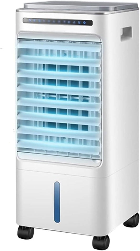 GENERIC Climatiseur Portable 3-IN-1 Ultra-Quiet Design Portable AC Unit Ventilateur De Refroidissement Avec 3 Vitesses 60°Auto Oscillation 7H Timer 4 Ice Box Refroidisseur D'air évaporatif Pour Home Bureau Ch