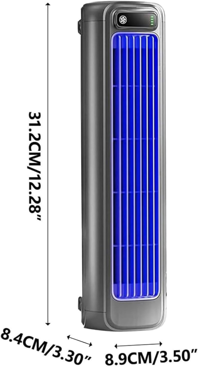 GENERIC Refroidisseur D'air Portable Avec USB, 3 Niveaux De Ventilateur Et Fonctionnement Silencieux.Ventilateur De Bureau Compact Sans Installation.Idéal Pour Le Bureau, La Chambre Et Le Voyage.Brise Fraîche