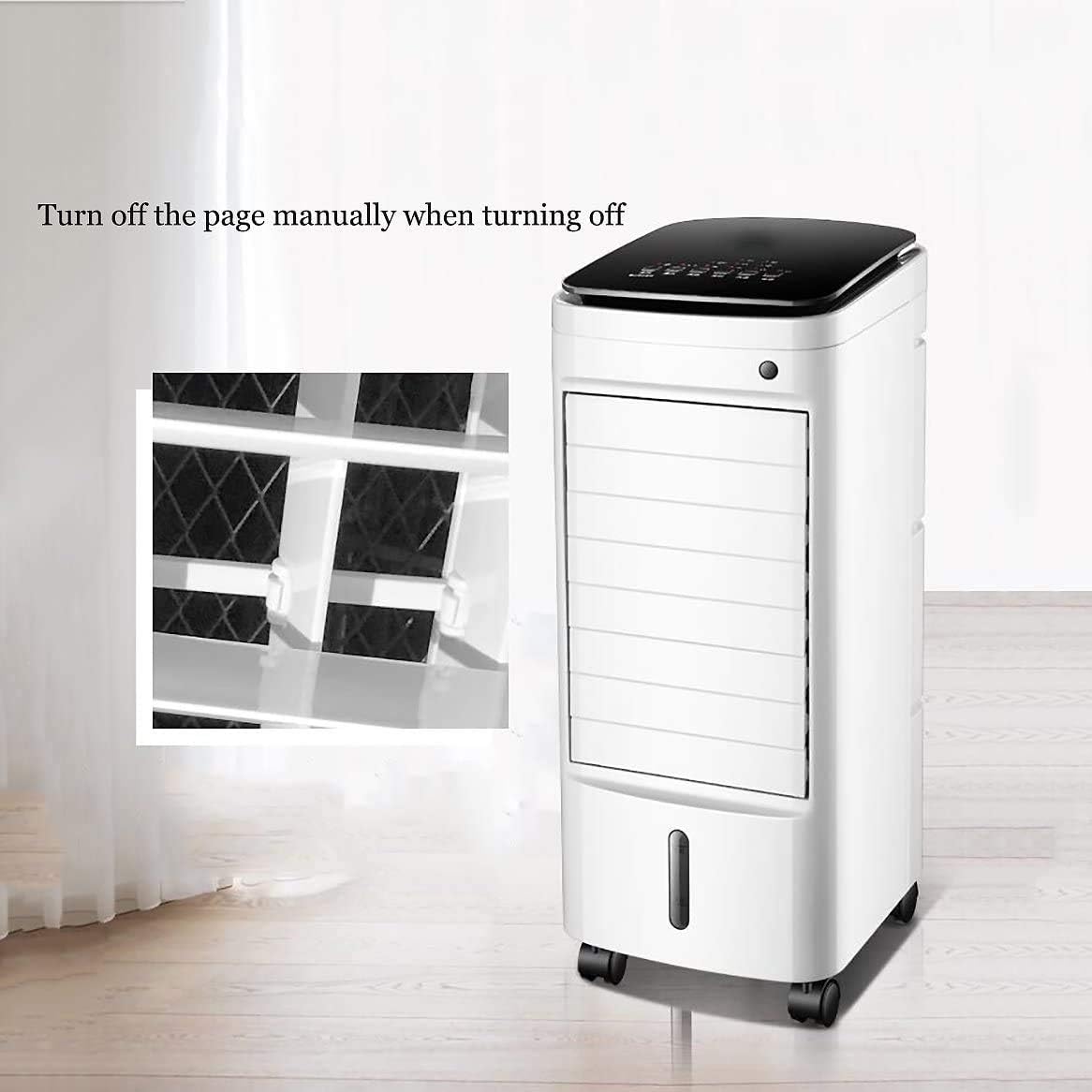  Refroidisseurs Par évaporation Ventilateur De Climatiseur Portable, Ventilateur De Climatisation Mobile Climatiseur Refroidi à L'eau Avec Déshumidificateur Petits Refroidisseurs Par évaporation Dorto