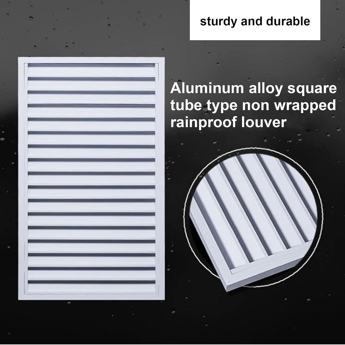  Housse De Protection Pour Climatiseur D'extérieur – Protection En Aluminium Pour Pompe à Chaleur Résistante Aux Intempéries Et Design élégant, Matériau Extérieur Compatible Avec La Plupart Des Unités