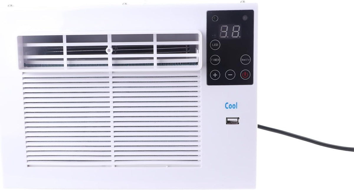  Refroidisseur D'air Portable, 280 W, 16-30 ℃, Mode Veille, Climatiseur Compact, Chargement USB, Télécommande, Faible Consommation Pour Dortoir Scolaire (Prise UE 220V)