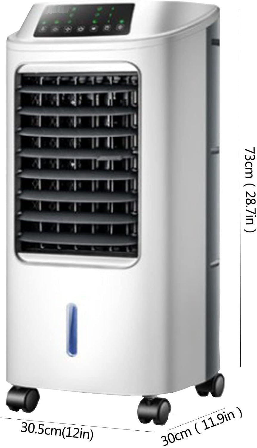  Refroidisseur D'air Portable Intelligent à Distance, Climatiseur évaporatif, Mini Refroidisseur De Marais Avec Humidificateur, 3 Vitesses, Climatiseur Portable De Bureau Pour Chambre/chambre/