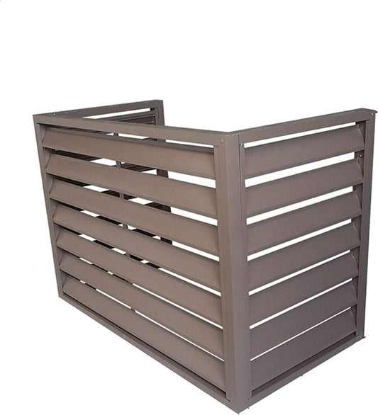 GENERIC Housse De Protection Robuste En Aluminium Pour Climatiseur – Mini Unité Extérieure Divisée Anti-vol Et Réduction Du Bruit, Protection Contre Les Intempéries Pour Unités AC