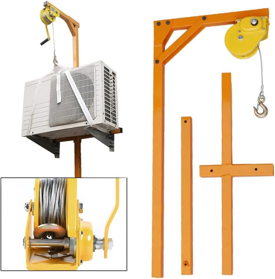  Climatiseur Extérieur Installation Climatiseur Installation Levage Grue Outil 30m Support Grue Ascenseur