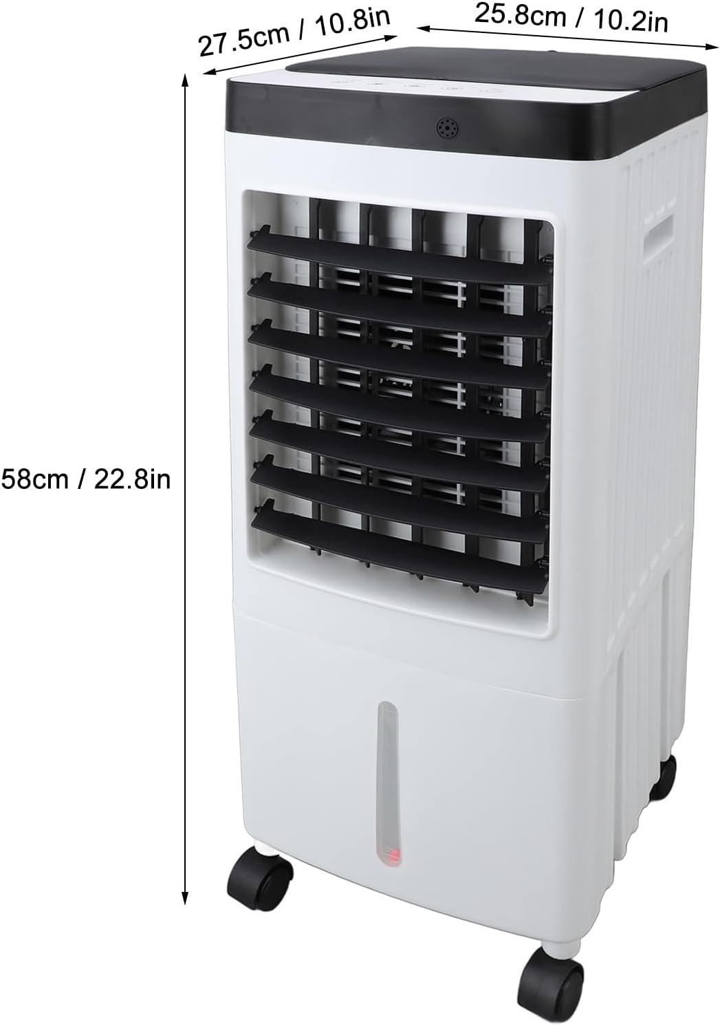  Generic Ventilateur Refroidisseur Par évaporation, Climatiseurs Portables Avec 3 Vitesses De Vent Et Télécommande Pour La Maison (1)