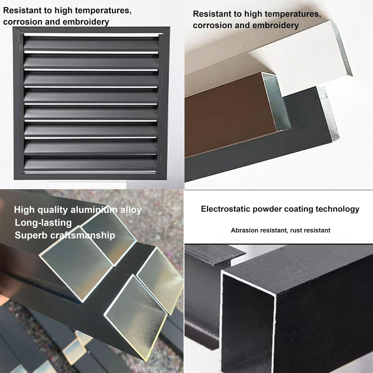 GENERIC Housse De Protection En Aluminium Pour Climatiseur - Étanche - Pour Pompe à Chaleur Extérieure - Résistante Aux Intempéries - Résistante à La Pluie